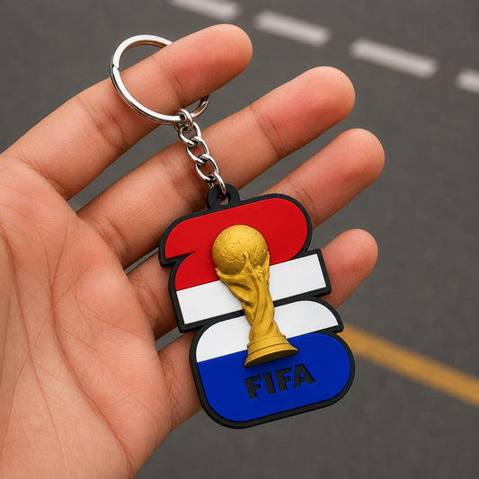 France Football Keychain
