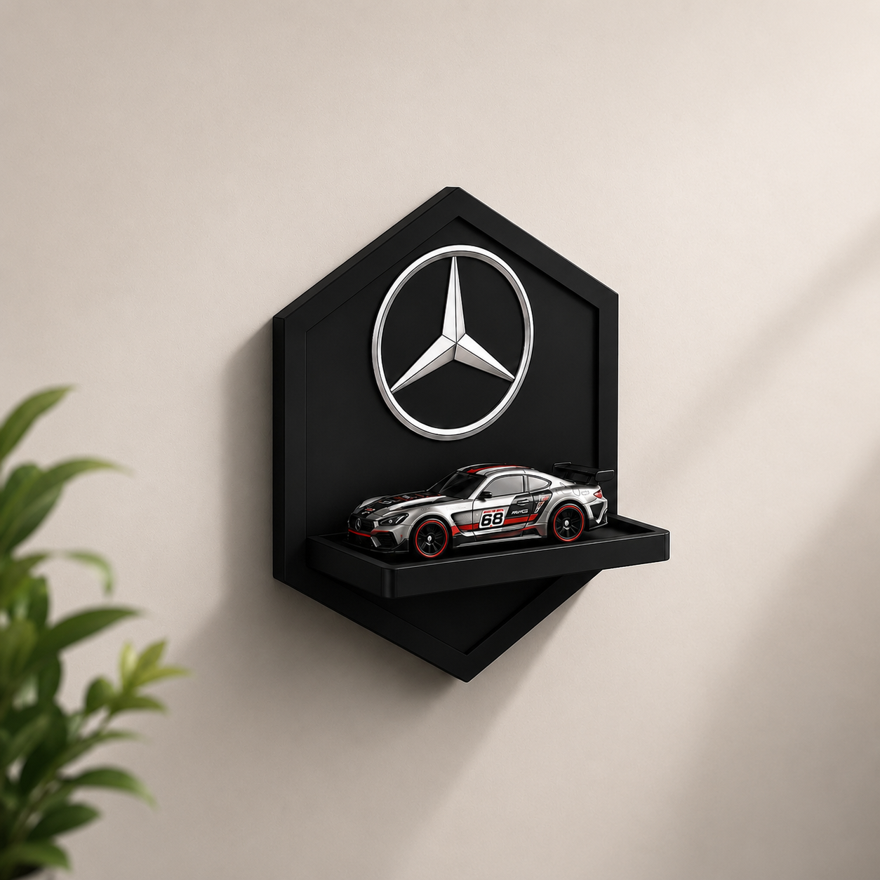 Mercedes Benz logo Hotwheels Single Stand