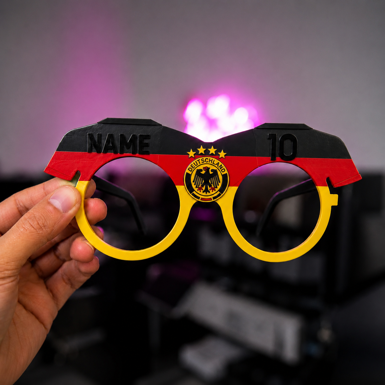 Germany Football Fan Glasses