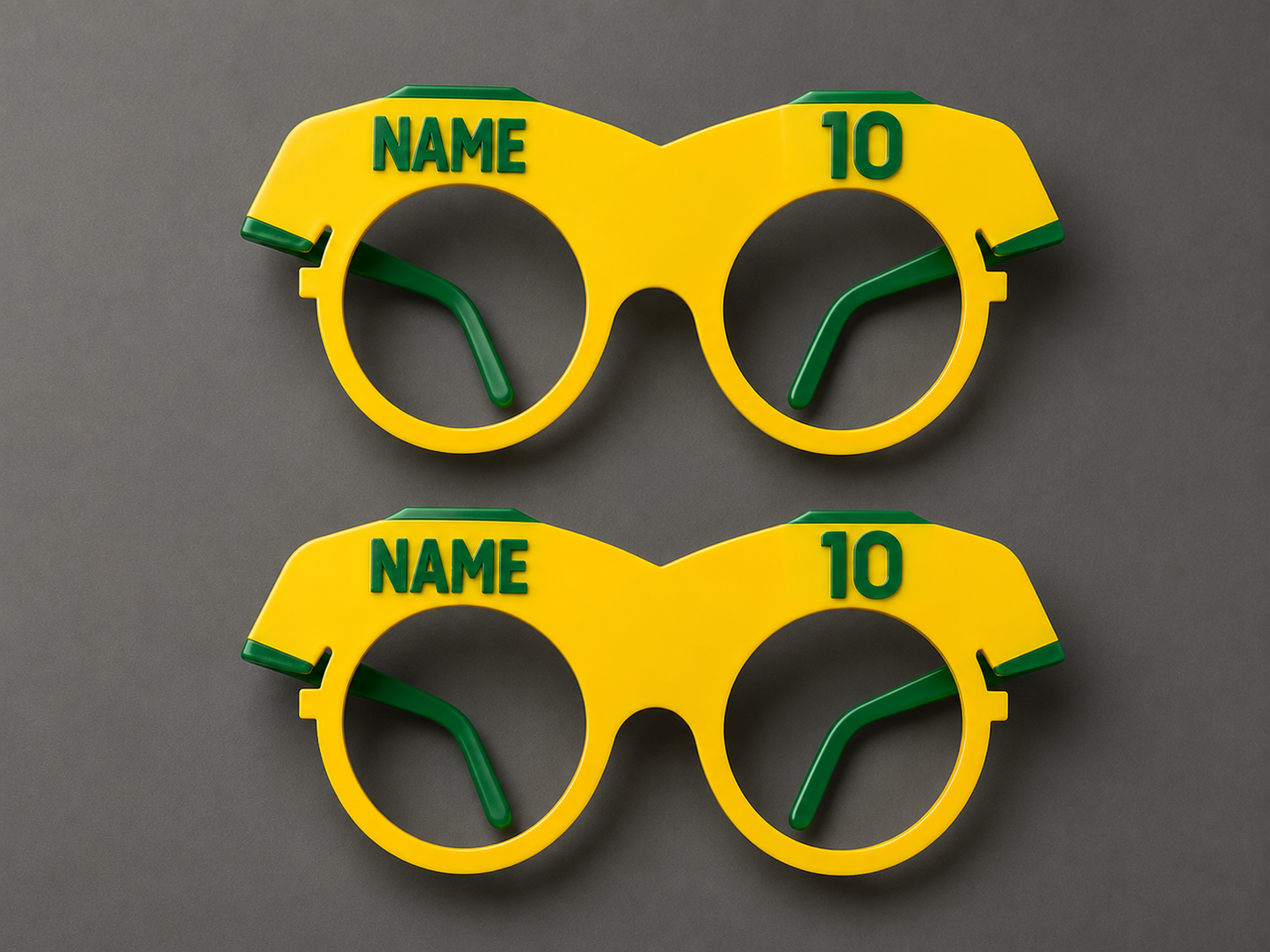 Brazil Football Fan Glasses