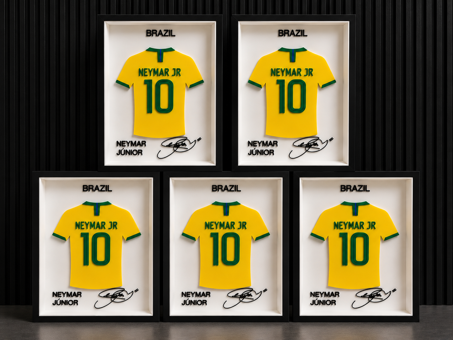 Neymar Jersey Display Frame