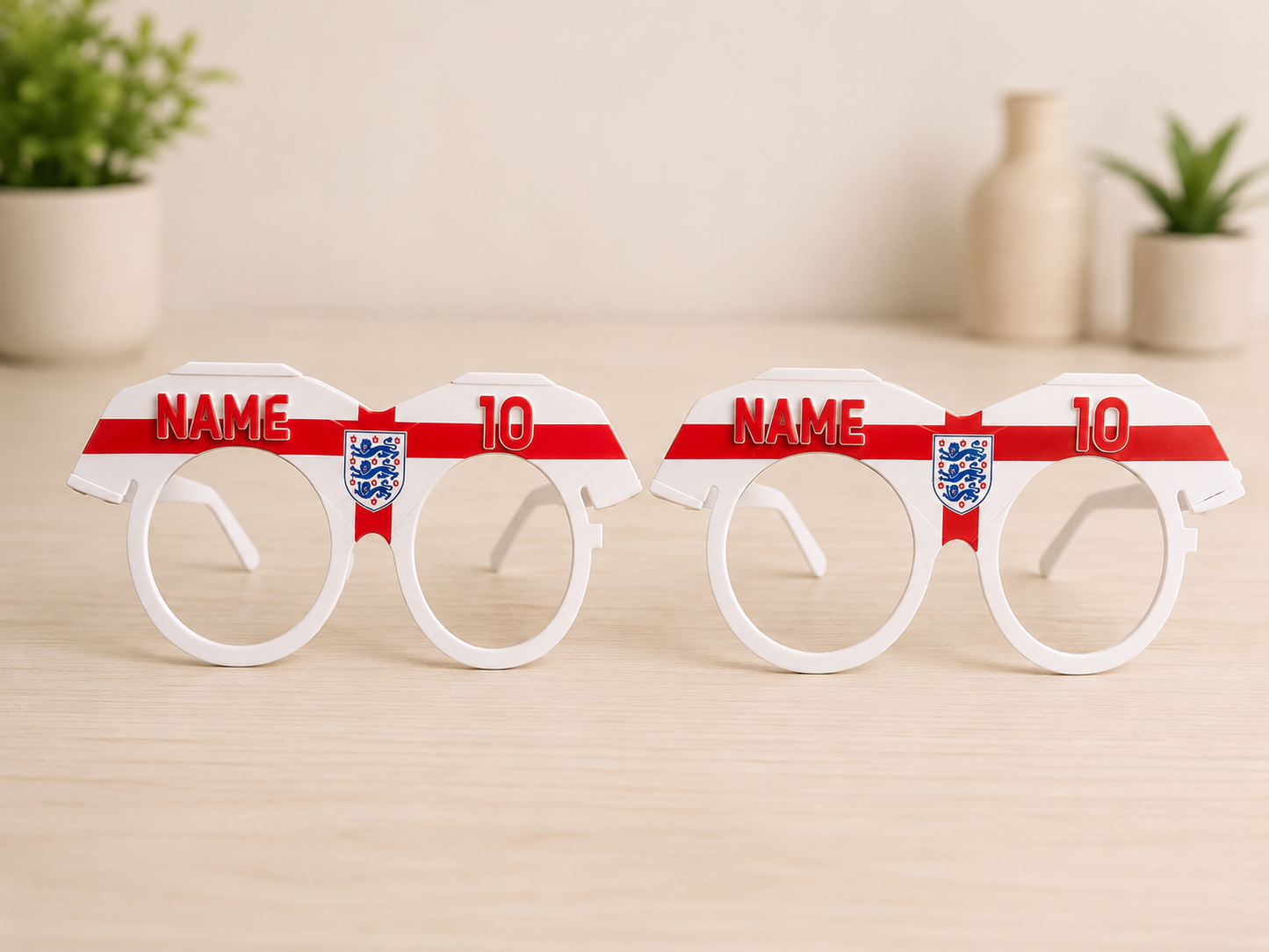 England Football Fan Glasses