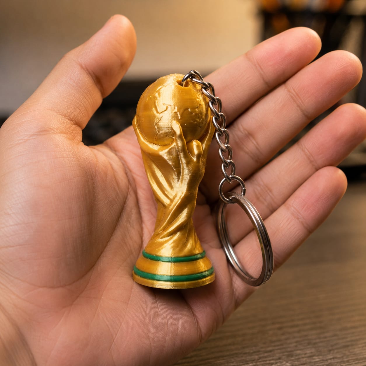 World Cup Trophy Keychain