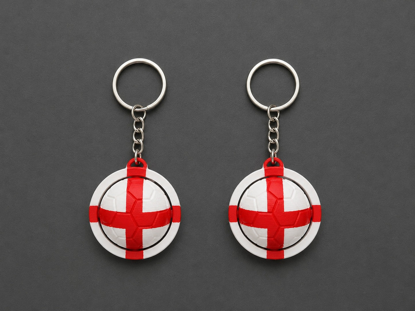 England Spinner Football Keychain