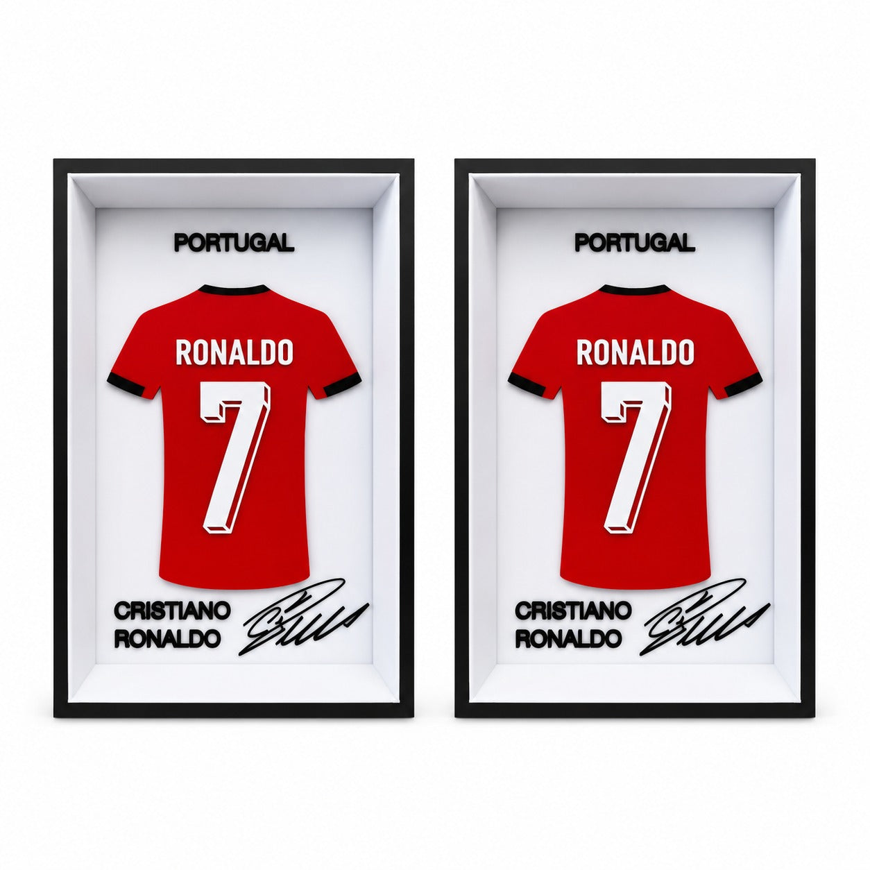 Cristiano Ronaldo Jersey Display Frame