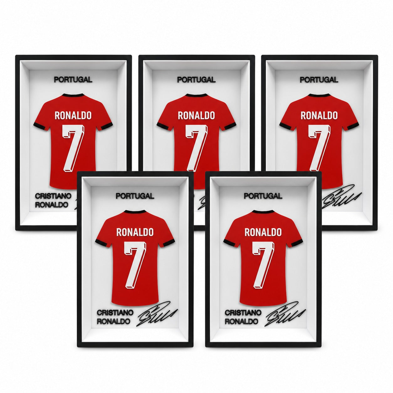 Cristiano Ronaldo Jersey Display Frame