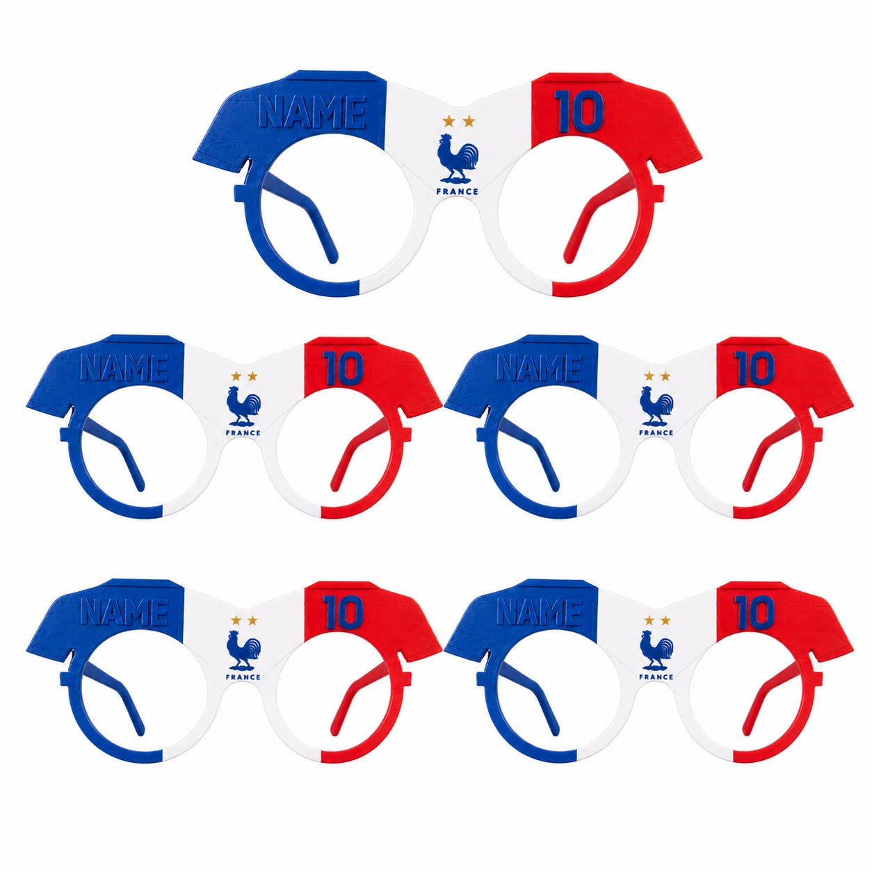 France Football Fan Glasses
