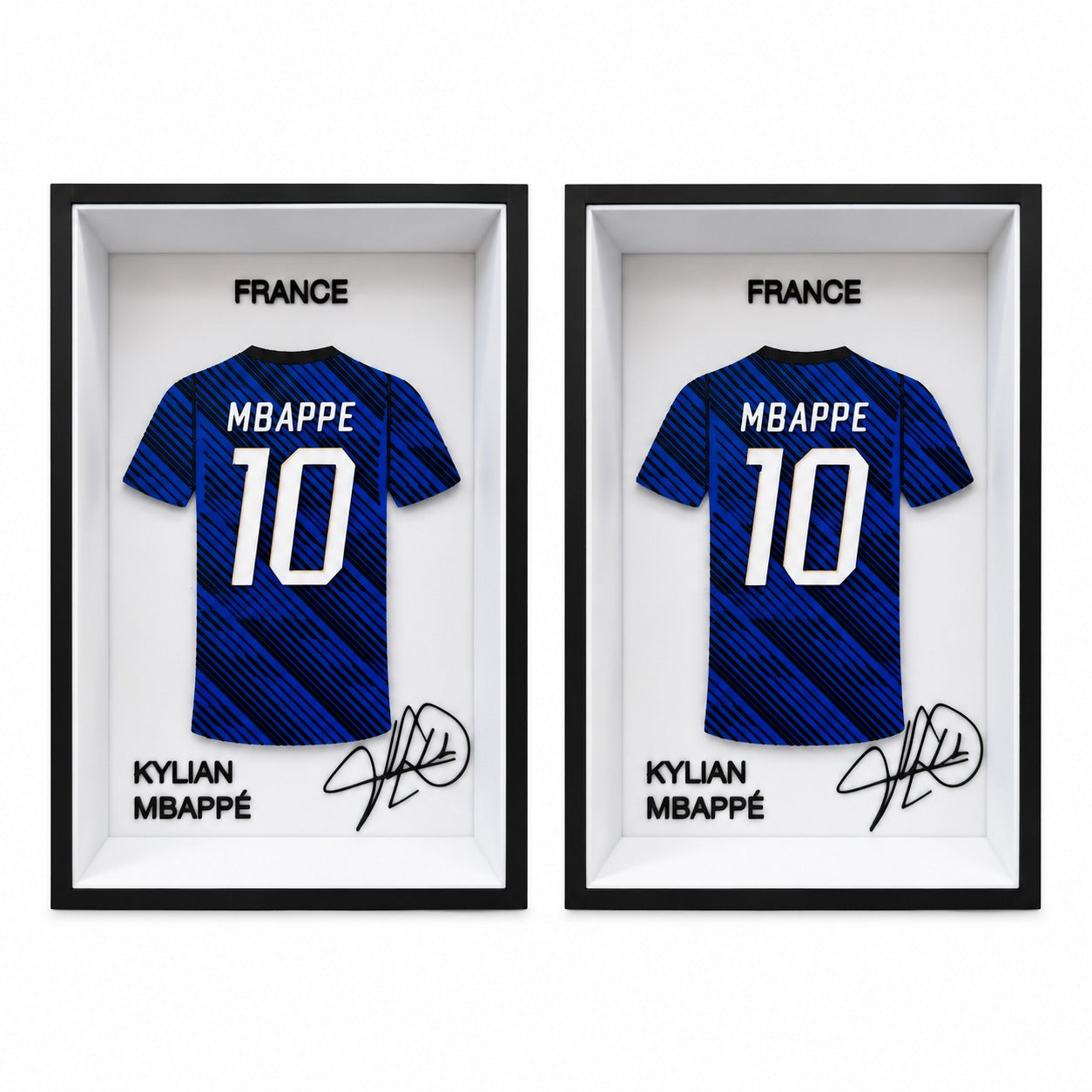 Kylian Mbappé Jersey Display Frame