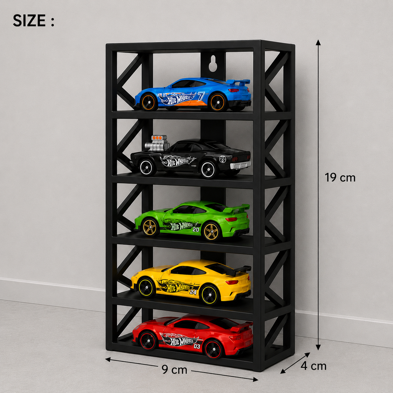 5 Rack Hot Wheels Stand