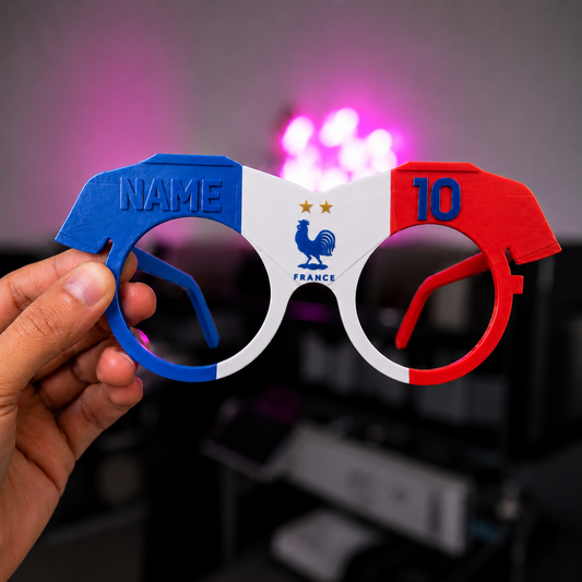 France Football Fan Glasses